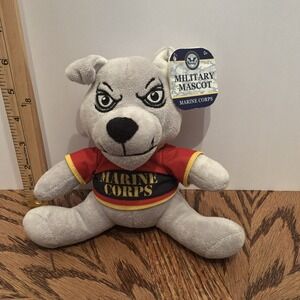 US Marine Corps Bull Dog 10" Plush (Military, USA)